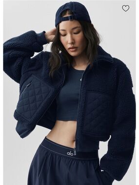ALO Yoga | Jackets & Coats | Alo Yoga Cropped Micro Plisse Jacket
